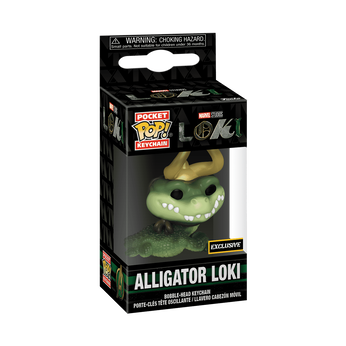 Pop! Keychain Alligator Loki, Image 2