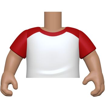 BAP: Torso- ML SK3- RD/WH Shirt(C), Image 1
