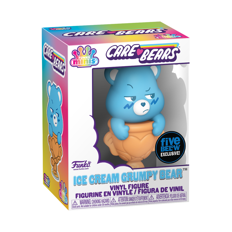 Ice Cream Grumpy Bear Mini Vinyl Figure, , hi-res view 1