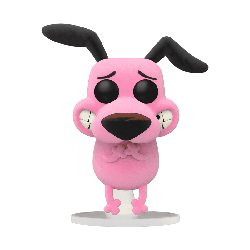 Pop! Courage the Cowardly Dog (Flocked), , hi-res view 1