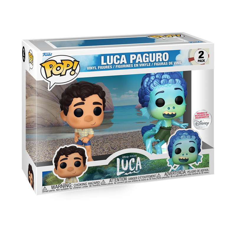 Pop! Luca Paguro (Land & Sea) 2-Pack (Pearlescent), , hi-res view 2
