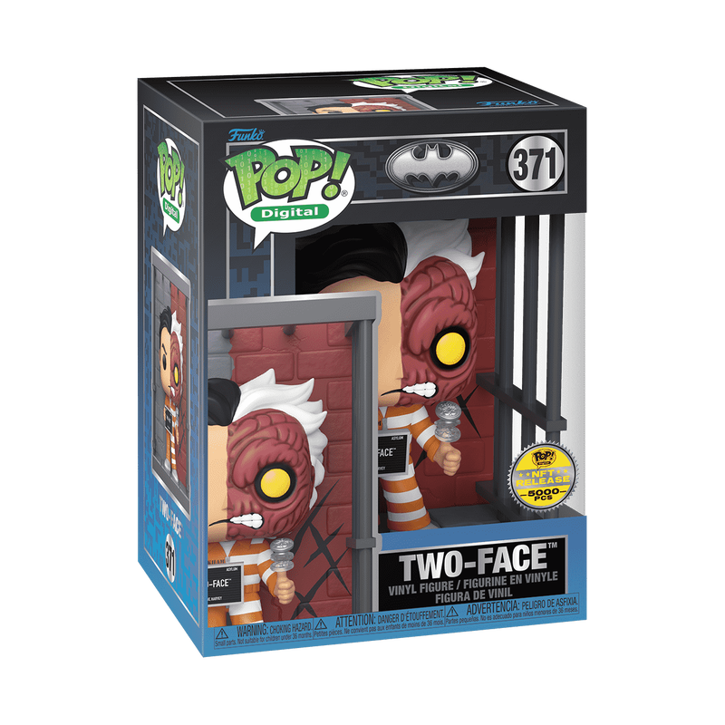 Pop! Two-Face (Batman 85th Anniversary) (NFT Release), , hi-res view 2