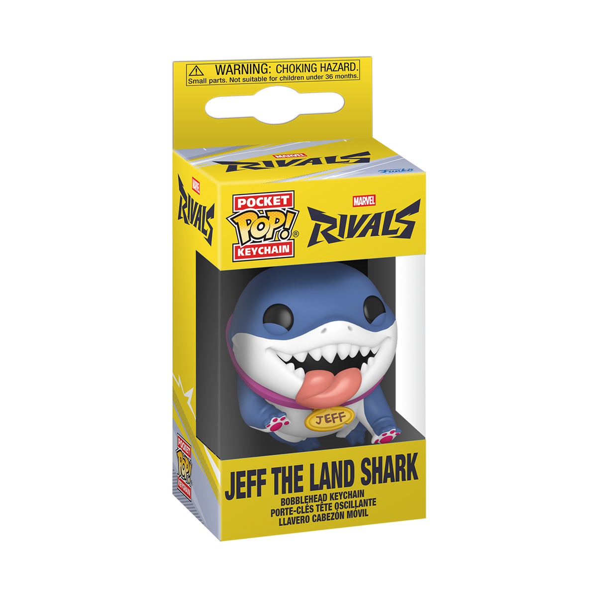 Детский брелок Funko Pop! Keychain Jeff the Land Shark (Marvel Rivals) — фото 2