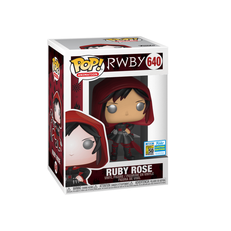 POP Animation: RWBY - Ruby Rose w/Hood (SDCC), , hi-res view 1