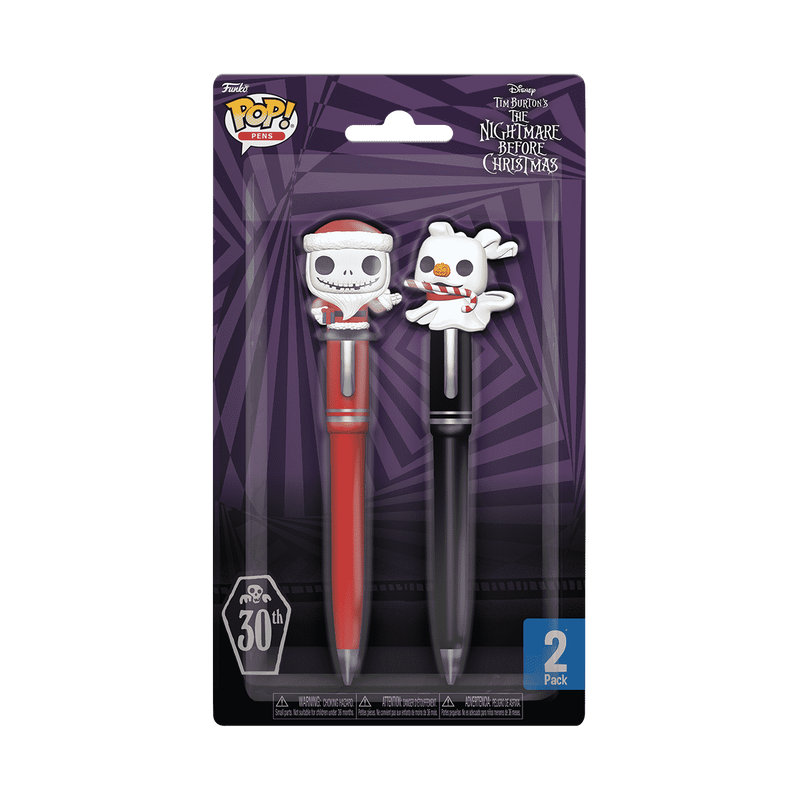 Pop! Pen Santa Jack Skellington & Zero with Candy Cane 2-Pack, , hi-res view 2