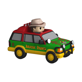 Bitty Pop! Rides Dr. Alan Grant and Jurassic SUV, Image 1