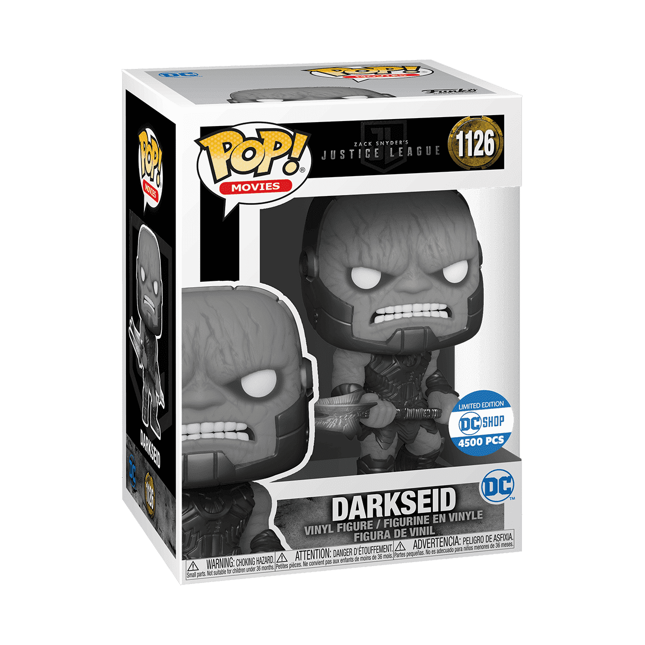 Pop! Darkseid (Black & White) (Metallic) — Funko Pop! Vinyl · Comics & Superheroes