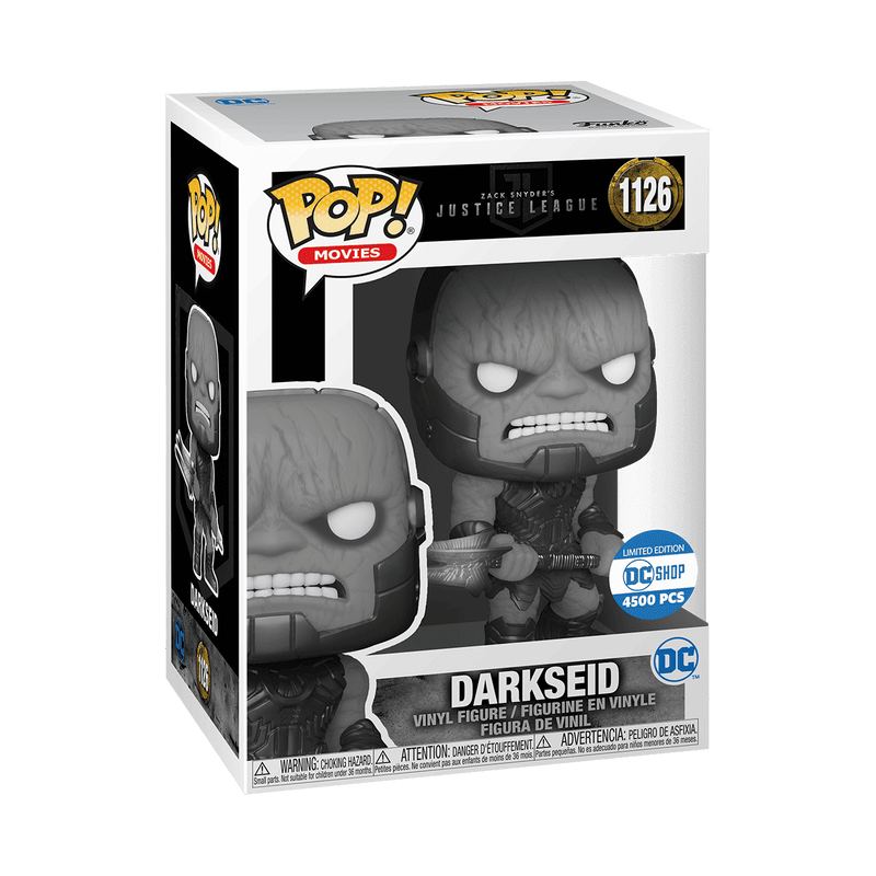 Pop! Darkseid (Black & White) (Metallic), , hi-res view 1