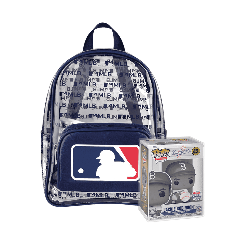 Limited Edition Bundle - MLB Stadium Mini Backpack and Pop! Jackie Robinson