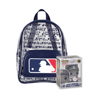 Limited Edition Bundle - MLB Stadium Mini Backpack and Pop! Jackie Robinson, Image 2