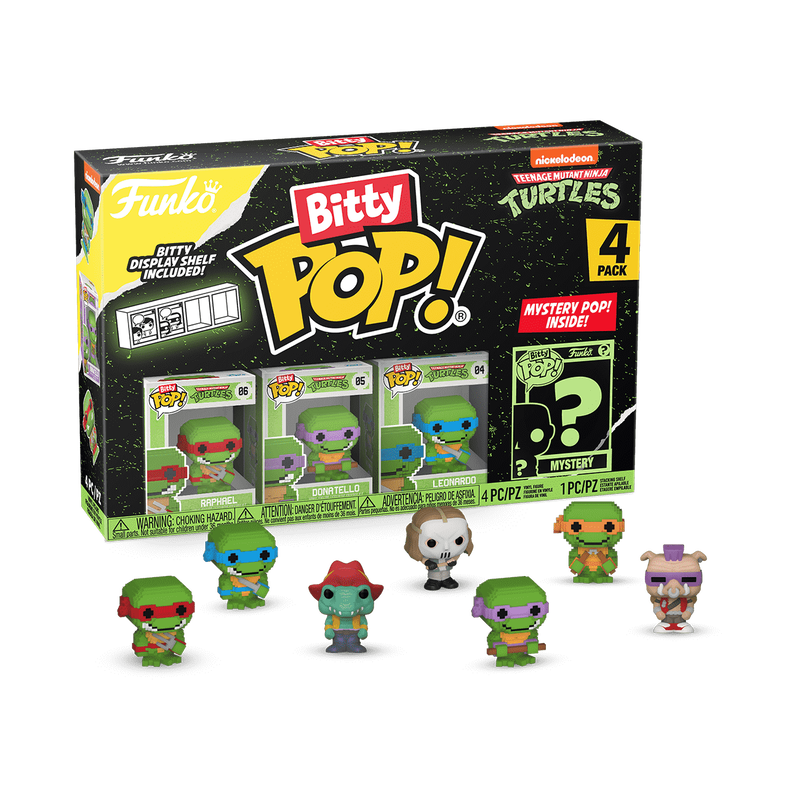 Bitty Pop! Teenage Mutant Ninja Turtles 4-Pack Series 4, , hi-res view 1