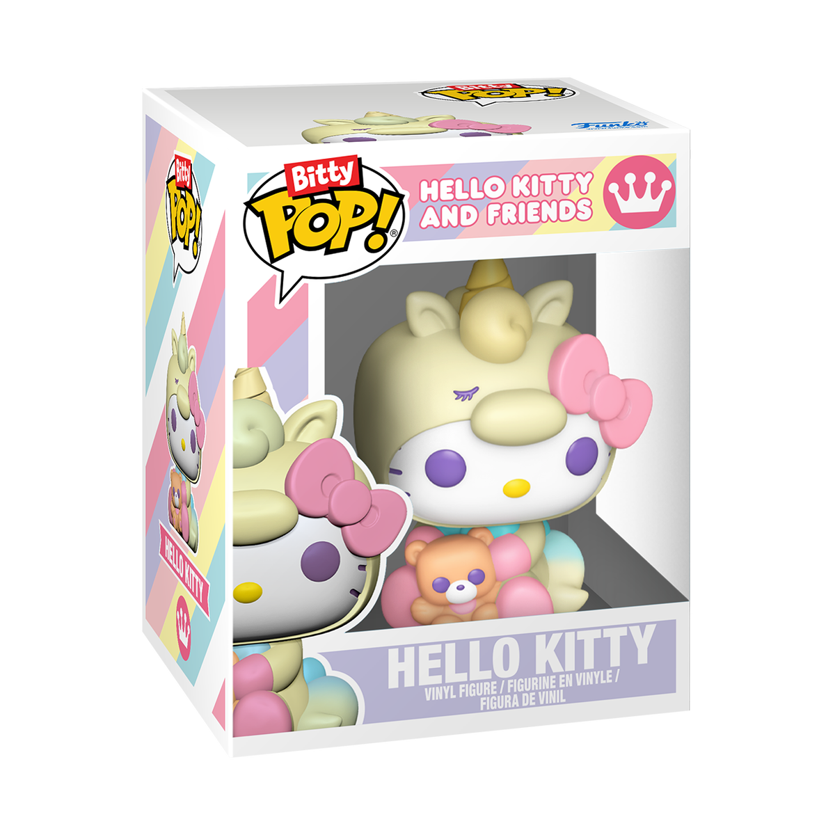 Набор Funko Bitty Pop!: фигурка Hello Kitty (Unicorn) и брелок — фото 2
