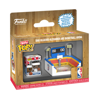 Bitty Pop! Towns Shai Gilgeous-Alexander & Basketball Arena, , hi-res view 2
