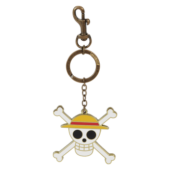 One Piece 25th Anniversary Jolly Roger Keychain, Image 1