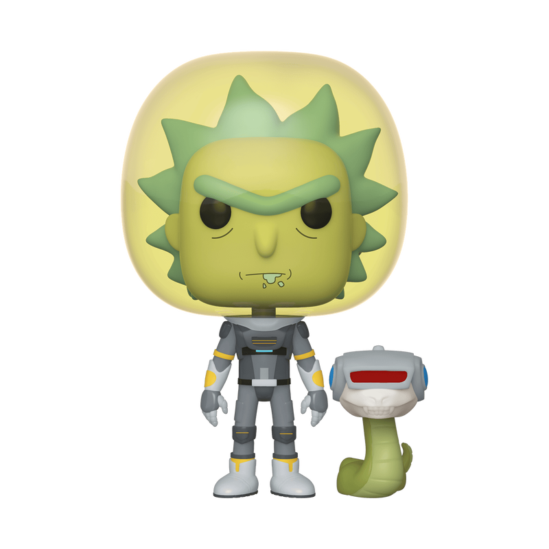 POP Animation: Rick & Morty - Space Suit Rick w/Snake, , hi-res view 2