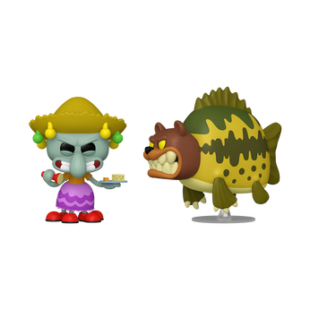 Pop! Squidward & Sea Bear 2-Pack, Image 1