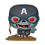 Pop Zombie Captain America Rising From Ground