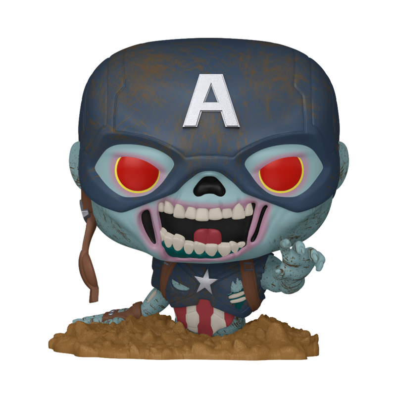 Pop! Zombie Captain America, , hi-res view 1
