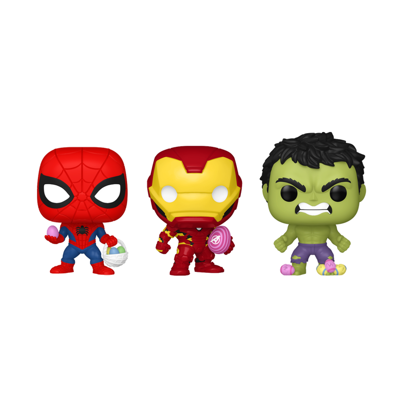 Pocket Pop! Easter Hulk, Spider-Man, Iron Man 3-Pack, , hi-res view 2