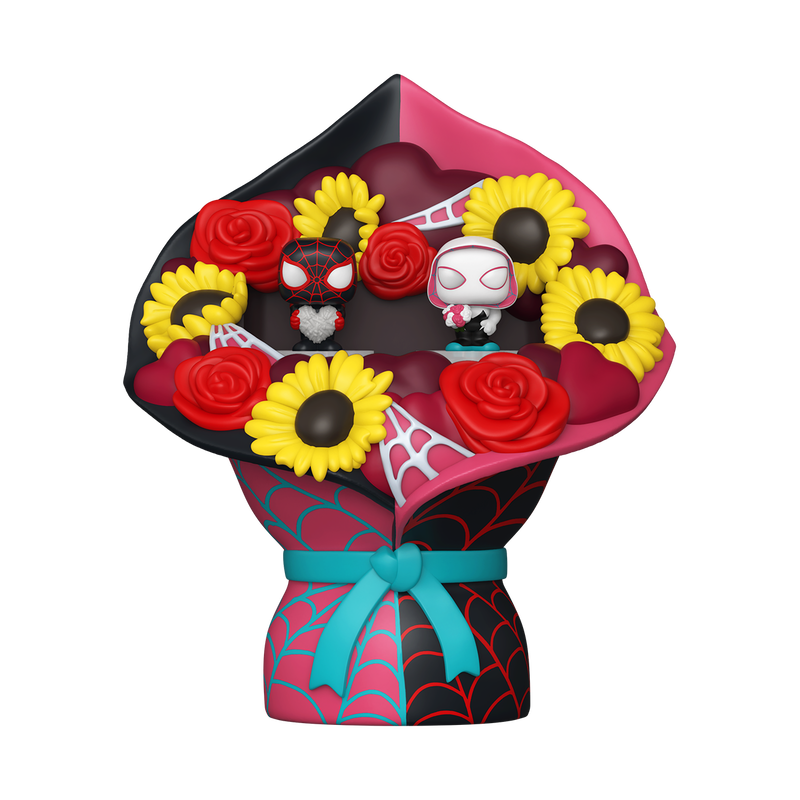 Bitty Pop! Bouquet Mile Morales & Ghost Spider (Valentine), , hi-res view 1