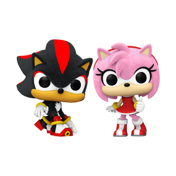 Pop! Shadow & Amy 2-Pack (Flocked), Image 1