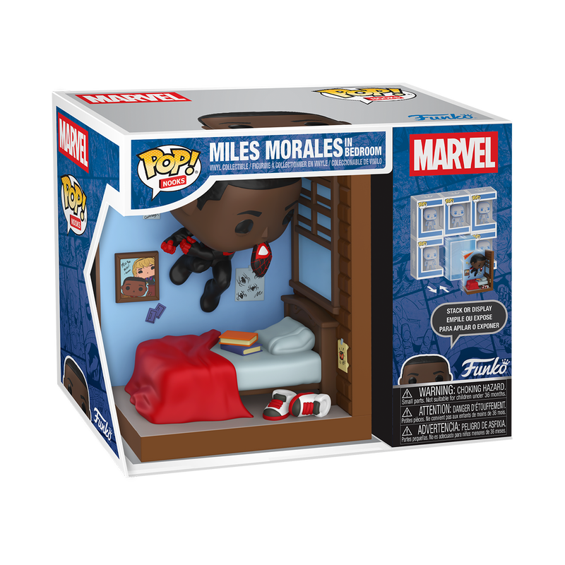 Pop! Nooks Miles Morales in Bedroom, , hi-res view 2
