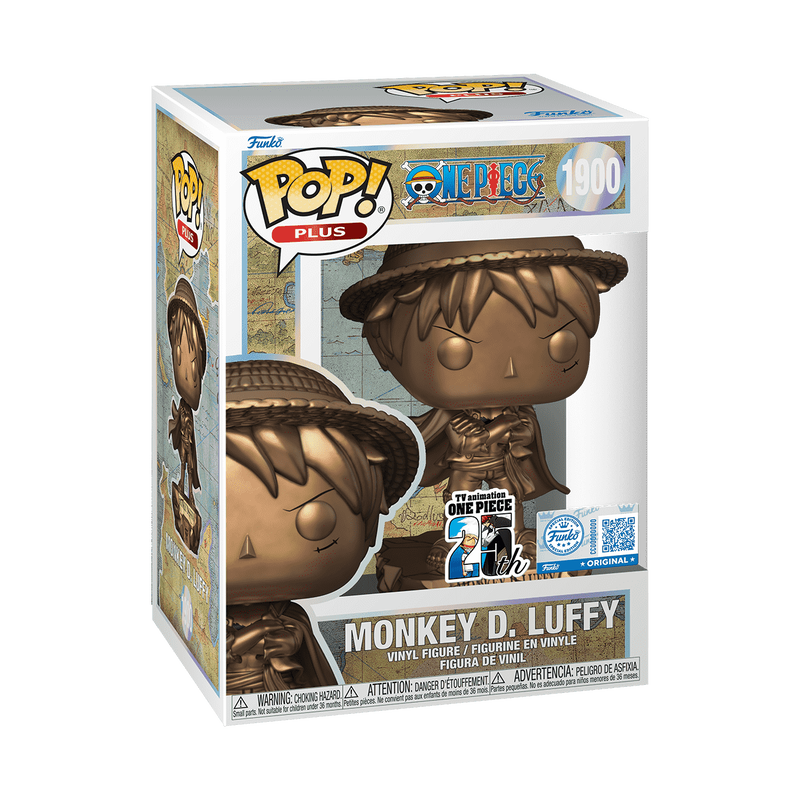 Pop! Plus Monkey D. Luffy Statue (Bronze), , hi-res view 2