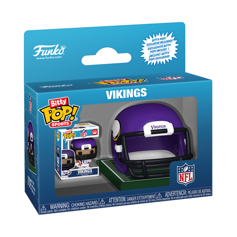 Bitty Pop! Helmet & Player Vikings, , hi-res view 2