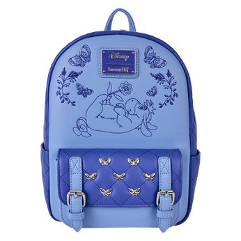 Winnie The Pooh Floral Eeyore Quilted Texture Mini Backpack, Image 1