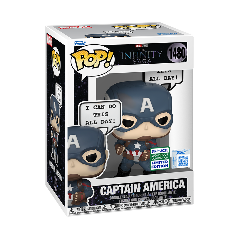 Pop! Captain America (I Can Do This All Day) with Pop! Protector, , hi-res view 2