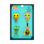 The Nightmare Before Christmas Black Light 4-Pack Pin Set, , hi-res image number 1