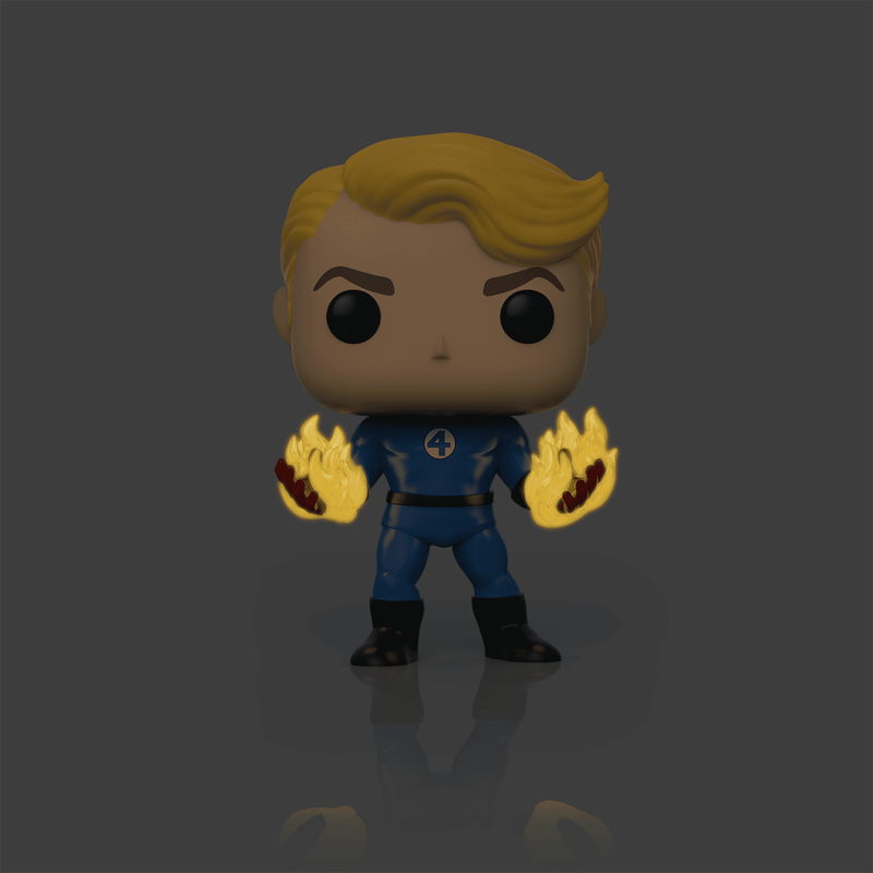 POP Marvel: Fantastic Four - Human Torch (Suited), , hi-res view 1