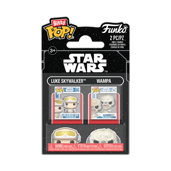 Bitty Pop! Luke Skywalker & Wampa 2-Pack, Image 1