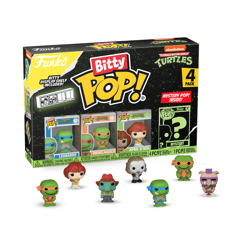 Bitty Pop! Teenage Mutant Ninja Turtles 4-Pack Series 1, , hi-res view 1