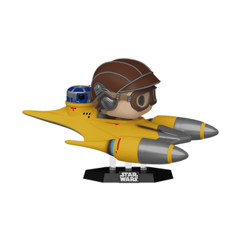 Pop! Rides Super Deluxe Anakin Skywalker in Naboo Starfighter (with R2-D2), Image 1