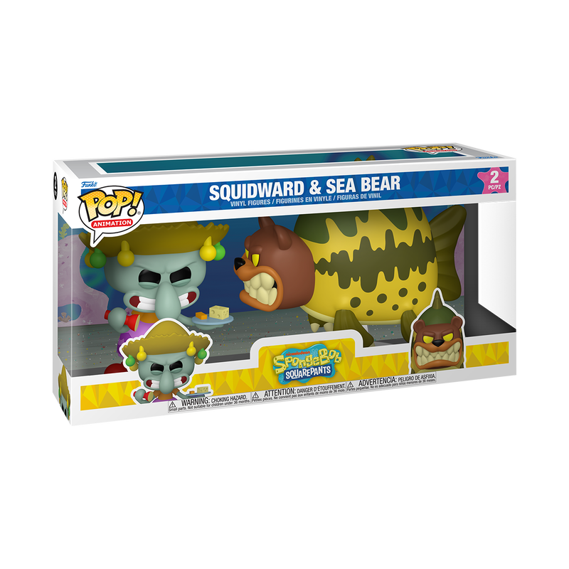 Pop! Squidward & Sea Bear 2-Pack, , hi-res view 2