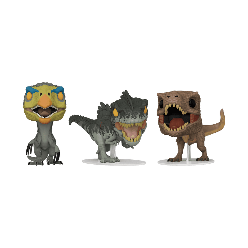 Pop! Therizinosaurus, Giganotosaurus & T.Rex 3-Pack, , hi-res view 1