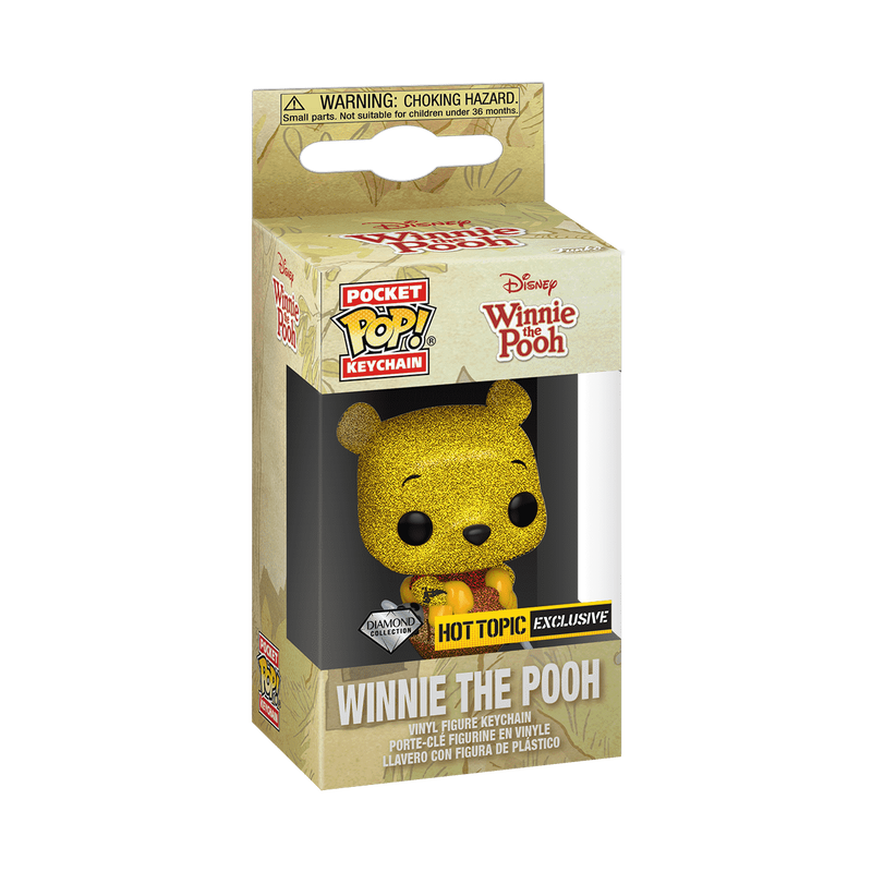 Pop! Keychain Winnie the Pooh with Honeypot (Diamond), , hi-res view 2