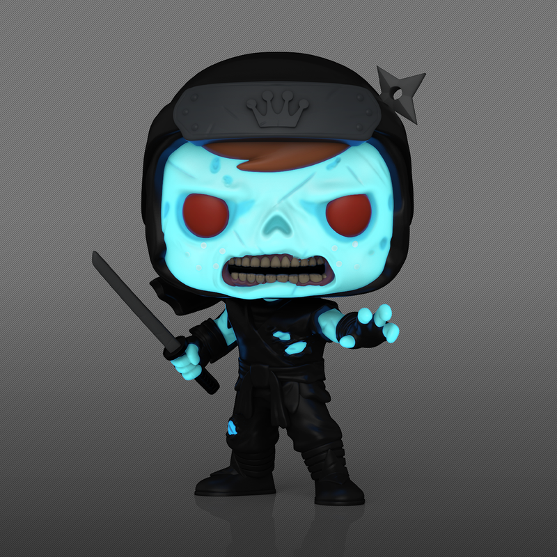 Pop! Freddy Funko as Zombie Ninja (Glow) (NFT Release), , hi-res view 3