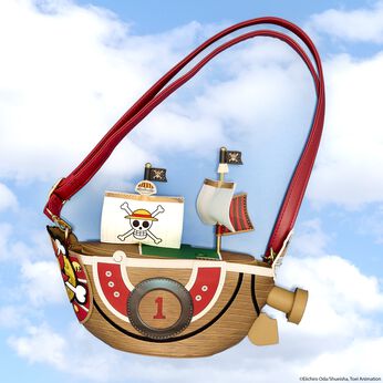 One Piece Thousand Sunny Ship Figural Crossbody Bag, Image 2