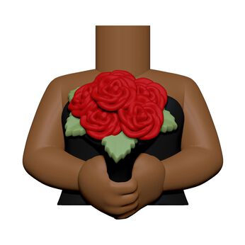 BAP- FM - SK5 - Torso - BK Wedding Dress, Image 1