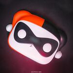 Harley Quinn Disguise Mask, , hi-res view 2