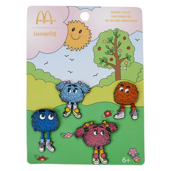 McDonald's Vintage Fry Kids 4-Piece Pin Set , Image 1