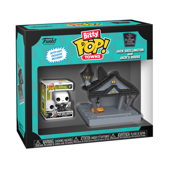 Bitty Pop! Towns Jack Skellington and Jack's House, Image 1