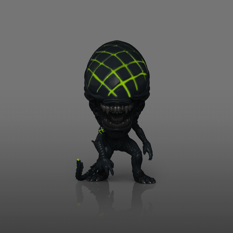 Pop! Grid Xenomorph (Glow) with Pop! Protector, , hi-res view 3