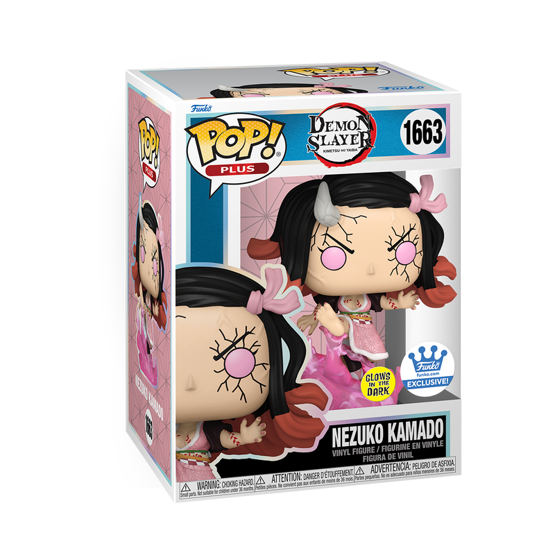 Pop! Plus Nezuko Kamado (Blood Demon Art) (Glow), , hi-res view 3
