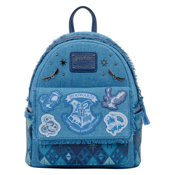 Harry Potter Hogwarts Denim Mini Backpack, Image 1