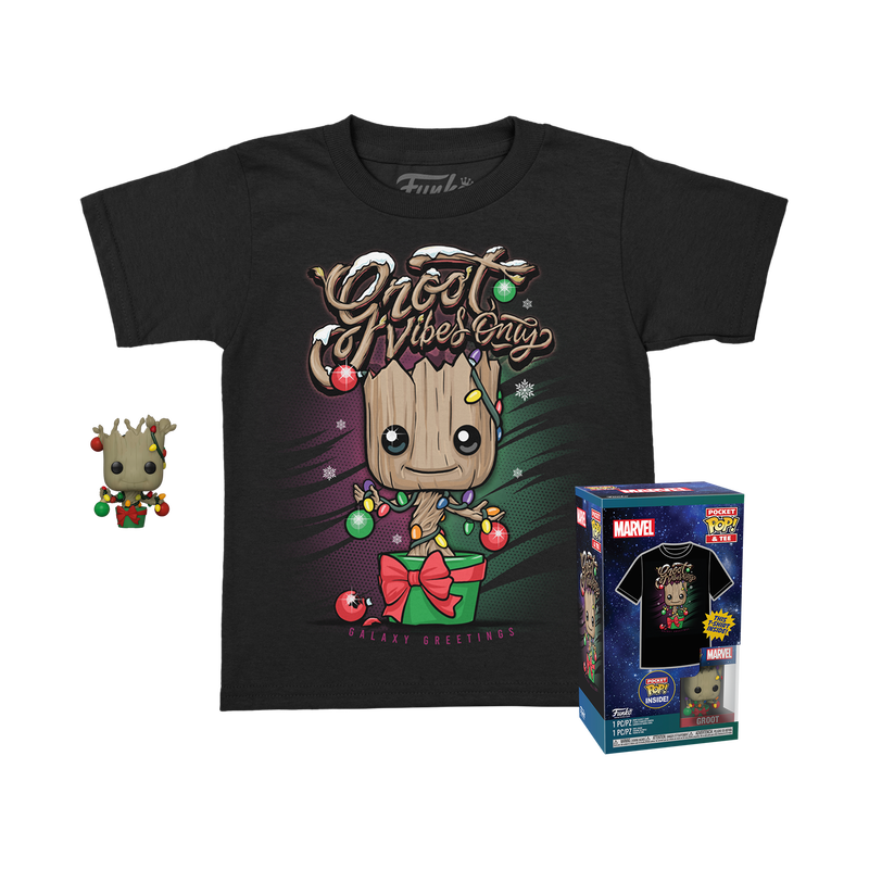 Pocket Pop! & Kids Tee Holiday Groot, , hi-res view 1