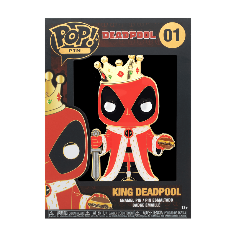 Pop! Pins King Deadpool, , hi-res view 1