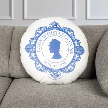 Bridgerton Lady Whistledown Reader's Club Pillow, , hi-res view 1